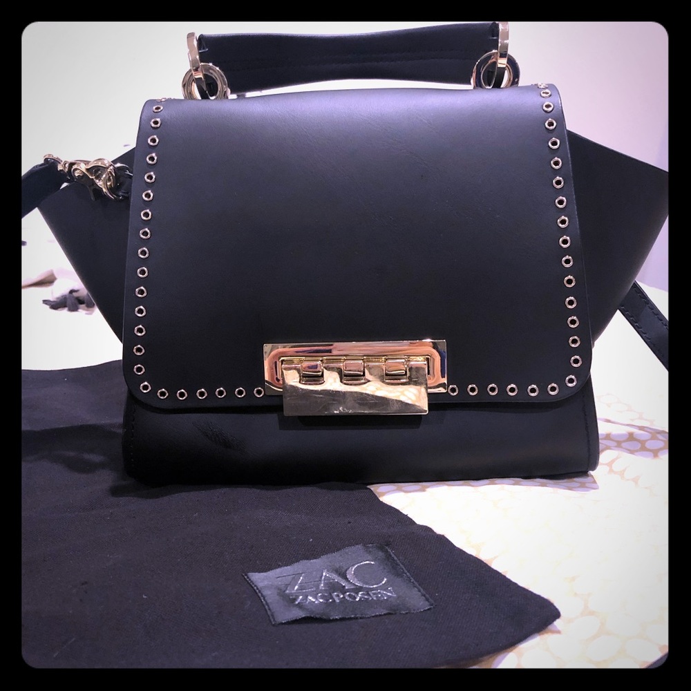 ZAC Zac Posen - Eartha Iconic Leather Satc…